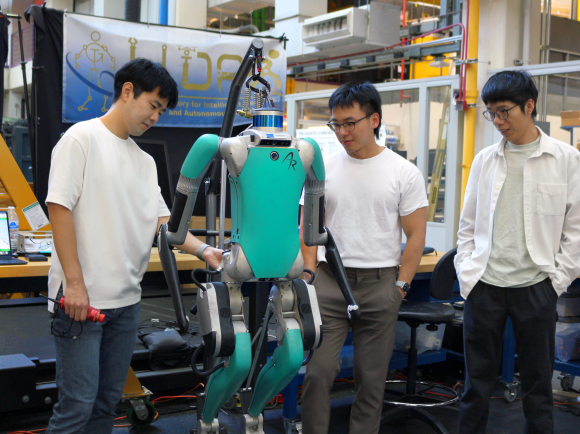 The LIDAR Research Team with Digit Robot